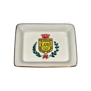 Vintage Grand Hotel Quisisana Capri Italy Ashtray Catchall Dish